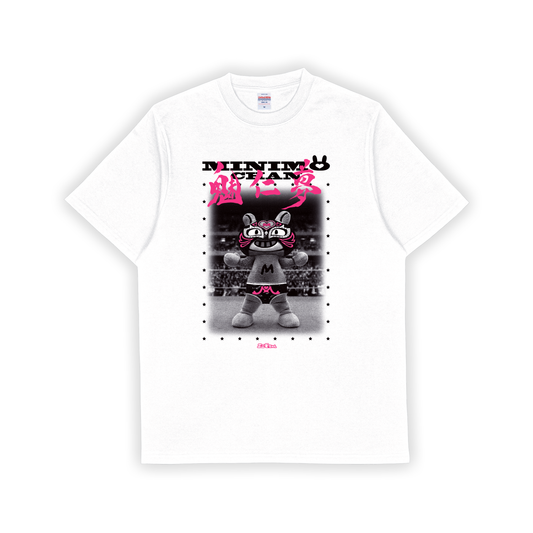 WRESTLER 魅仁夢参上♥ T-SHIRTS WHITE